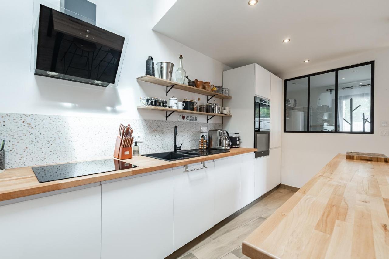 Charmante Maison Climatisee Avec Son Jardin A 10 Minutes De Dijon 马尔萨奈拉科 外观 照片
